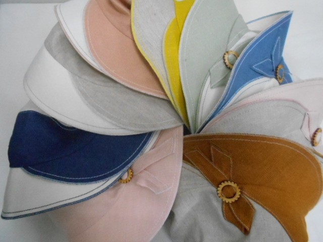  Панама лён 2-х цвет