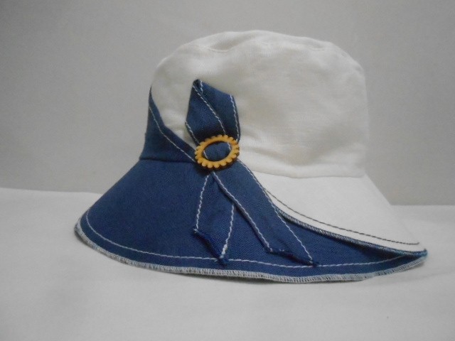  Панама лён 2-х цвет