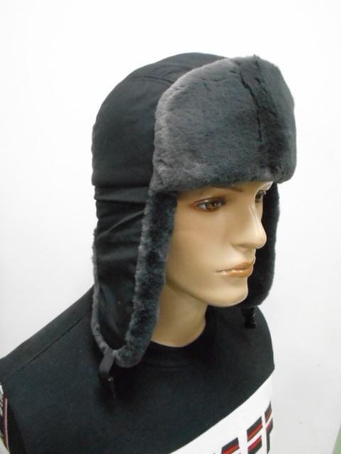  Ушанка муж. плащёвка+норка