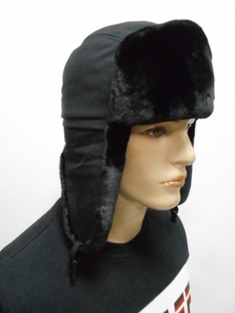  Ушанка муж. плащёвка+норка