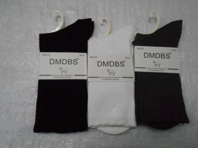  Носки жен. мериноса шерсть