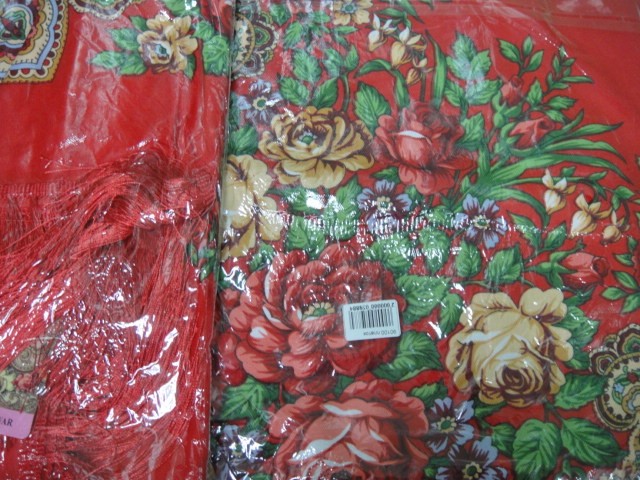 Платок цветы