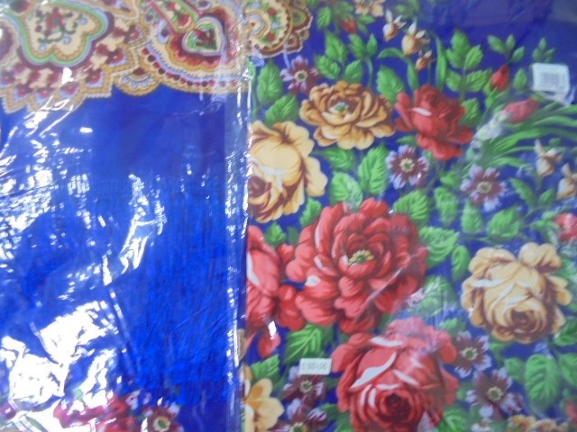 Платок цветы