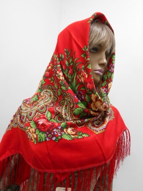 Платок цветы