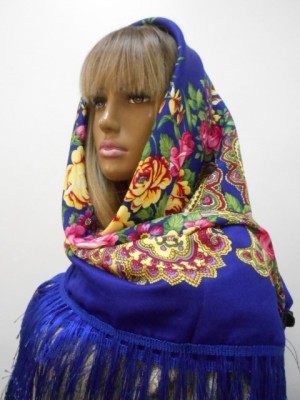 Платок цветы