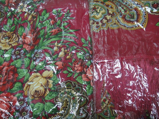 Платок цветы