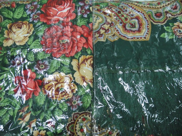 Платок цветы