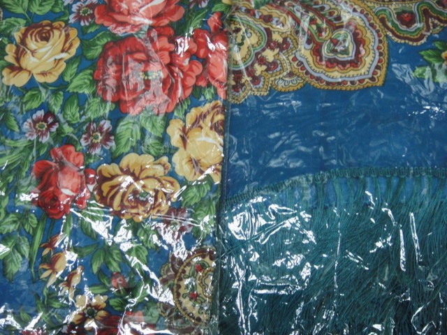 Платок цветы