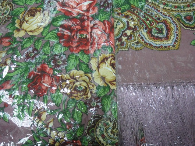 Платок цветы