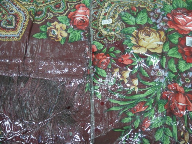 Платок цветы