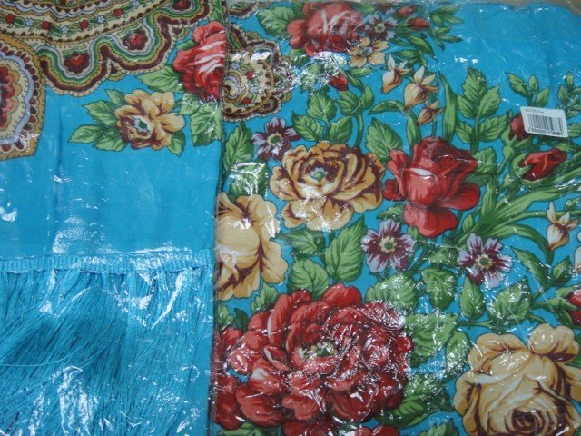 Платок цветы