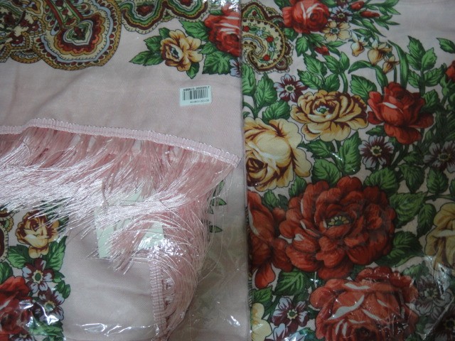 Платок цветы