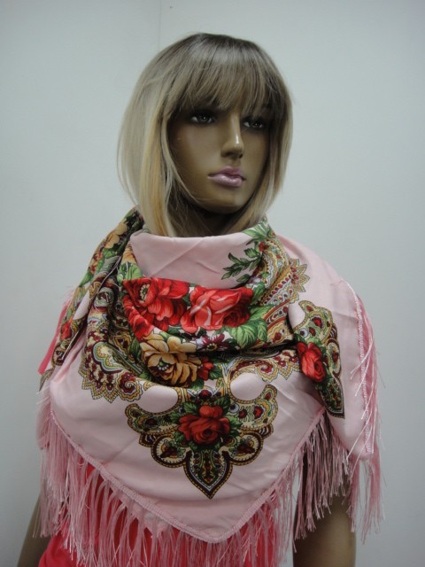 Платок цветы