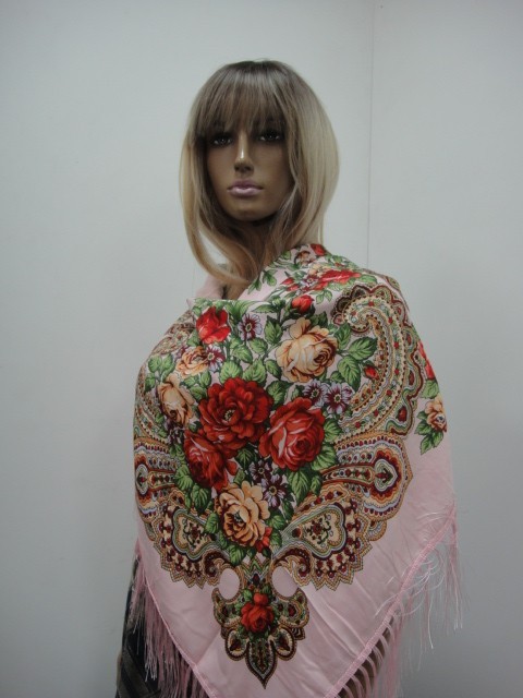 Платок цветы