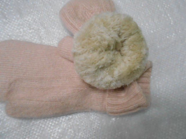  Варежки жен. ангора 