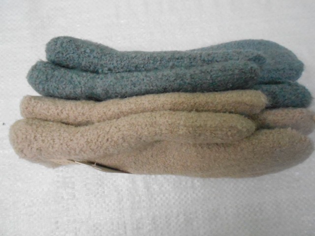  варежки жен. шерсть бамбук