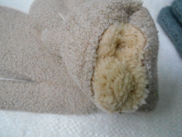  варежки жен. шерсть бамбук