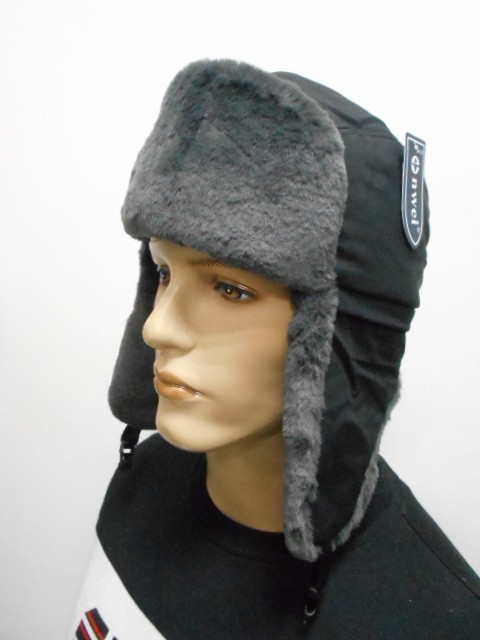  Ушанка муж. плащёвка+норка