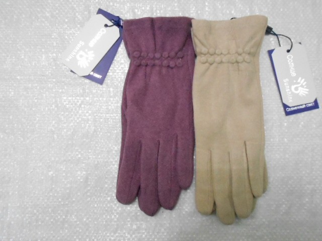   перчатки жен. шерсть+бамбук