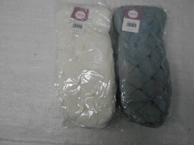  Варежки жен. мех жемчуг