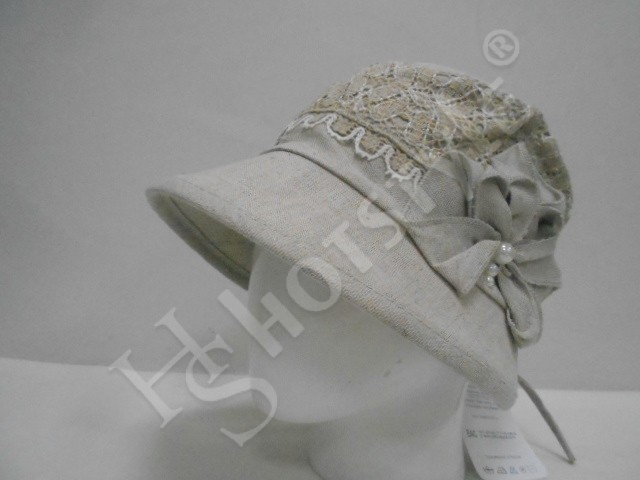  Кепка -шляпа лён