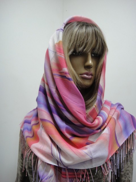  Абстракция+клетка платок