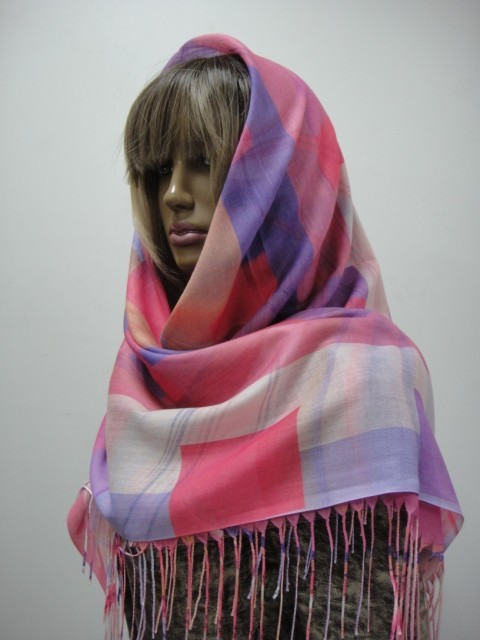  Абстракция+клетка платок