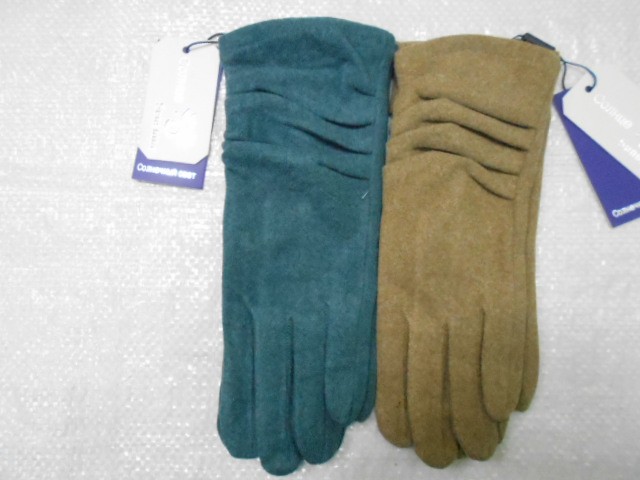   перчатки жен. шерсть+бамбук