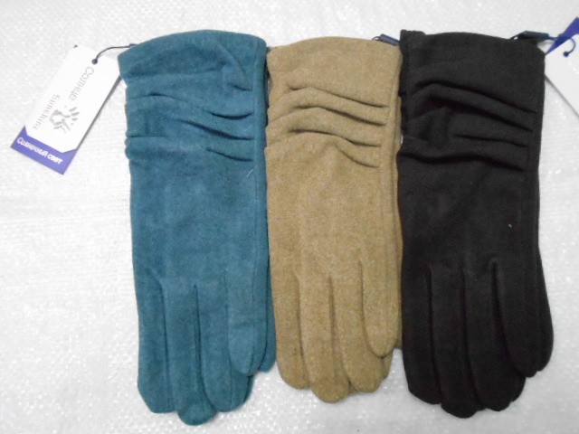   перчатки жен. шерсть+бамбук