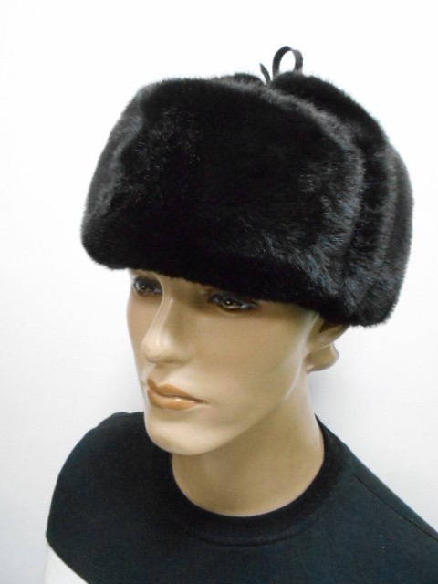  Ушанка муж. кожа+норка