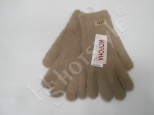  Перчатки жен. UGG пух норки