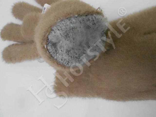  Перчатки жен. UGG пух норки