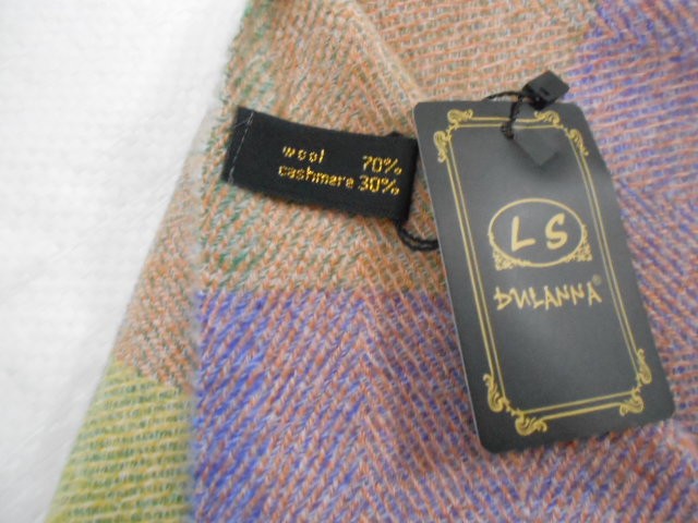  Клетка платок меланж