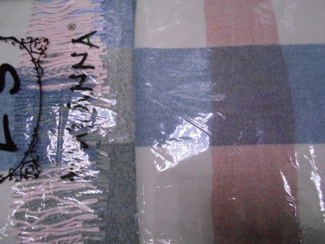  Клетка платок меланж