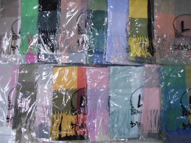  Клетка платок меланж