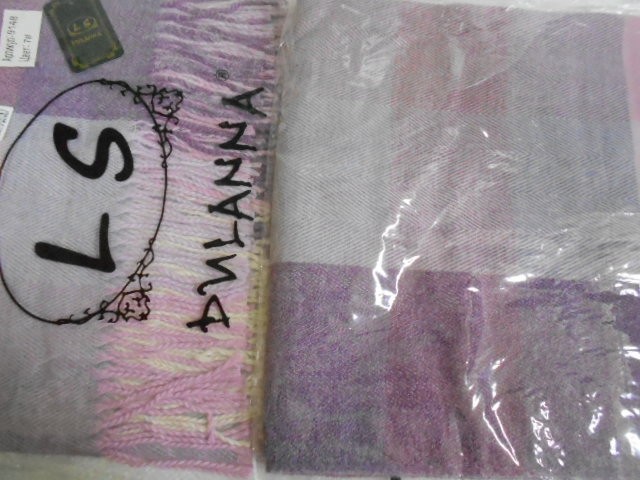  Клетка платок меланж