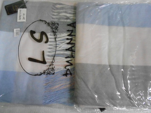  Клетка платок меланж