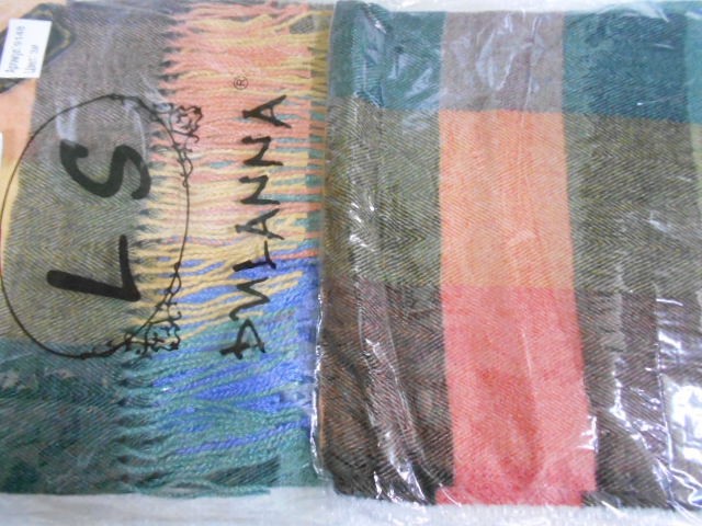  Клетка платок меланж