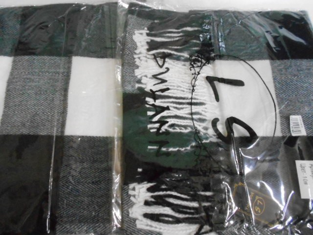  Клетка платок меланж