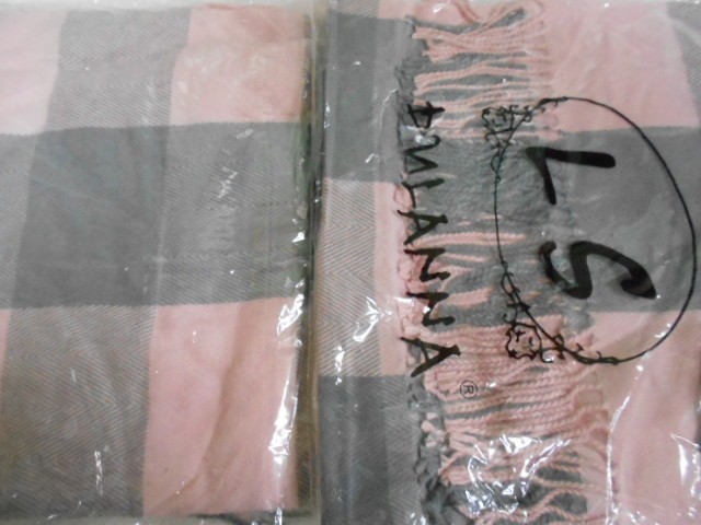  Клетка платок меланж