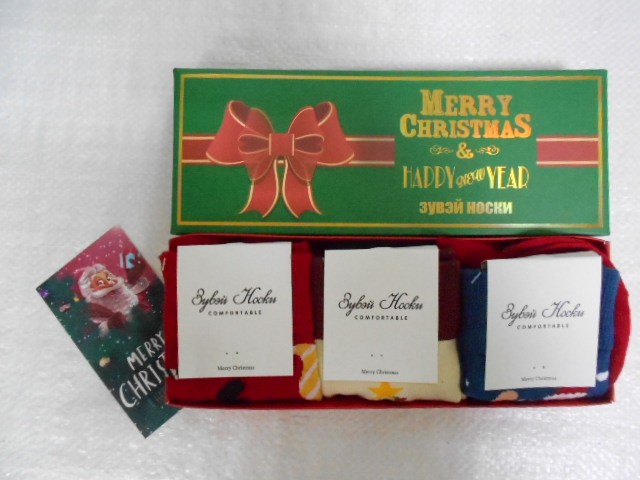 носки жен.Новогодние (3пары)