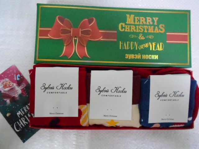 носки жен.Новогодние (3пары)
