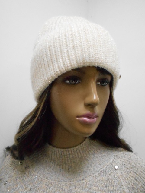  Амели шапка с люрексом