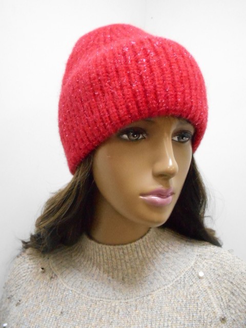  Амели шапка с люрексом