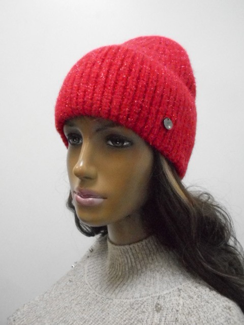  Амели шапка с люрексом