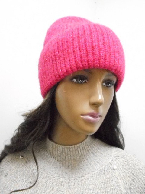  Амели шапка с люрексом