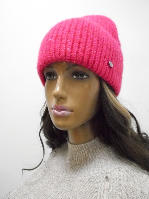  Амели шапка с люрексом