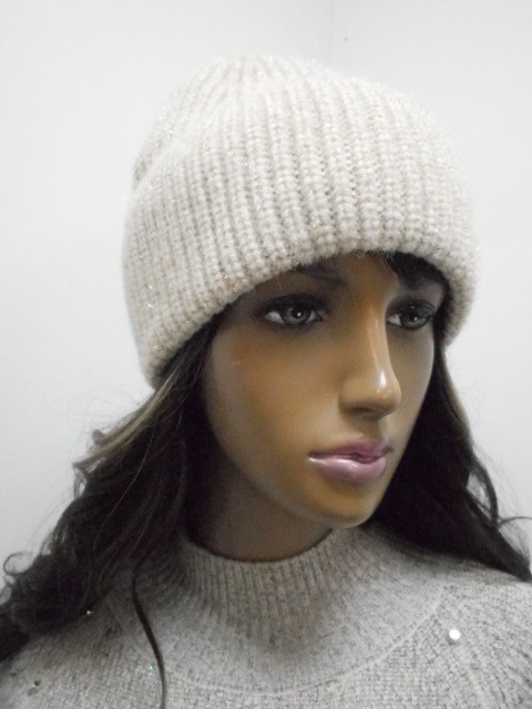  Амели шапка с люрексом