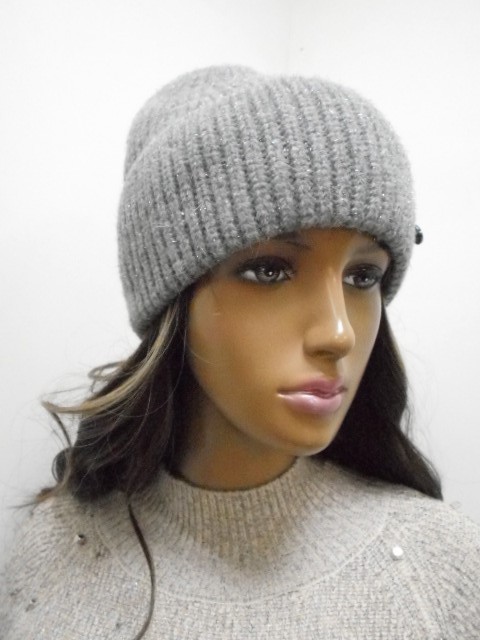  Амели шапка с люрексом