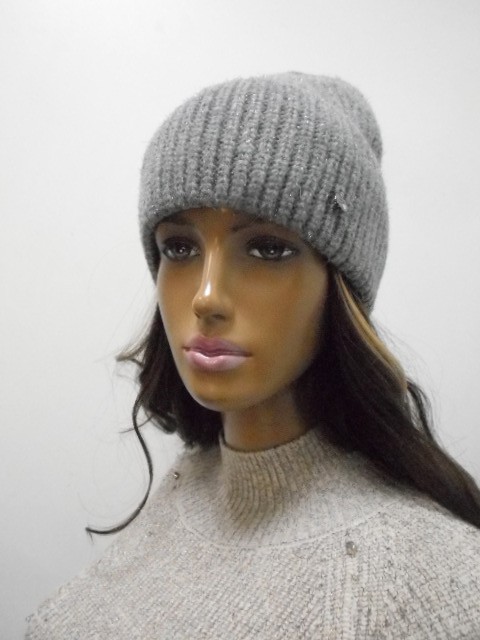  Амели шапка с люрексом